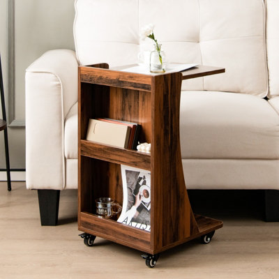 Swivel end deals table