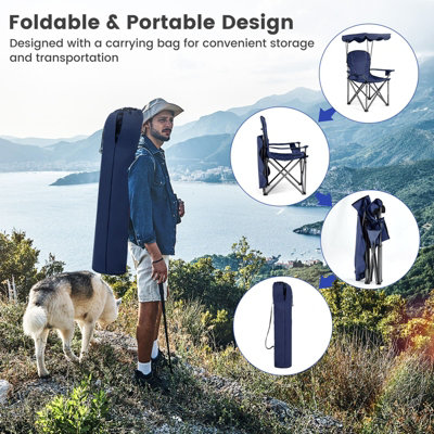 MultiPROMOS - Ultra Light Blue Camping Chair