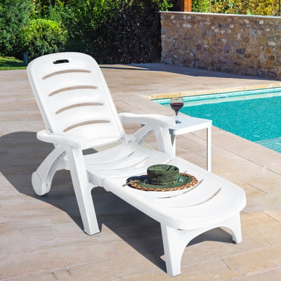 Pvc chaise lounge deals chairs