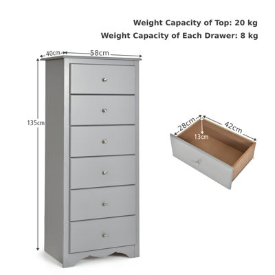 Drawer - KEです⭐︎drawer ブラウス　36⭐︎ IKEA - 6 Drawer Dresser