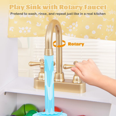 Play kitchen faucet on sale