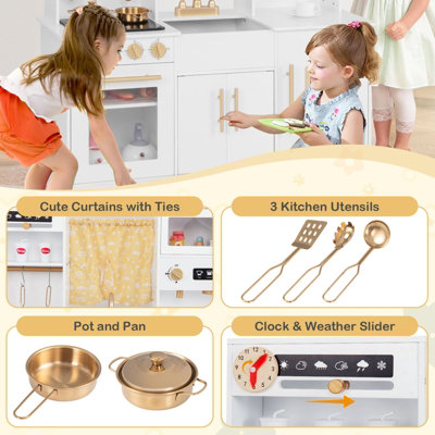 Real kids cooking set clearance