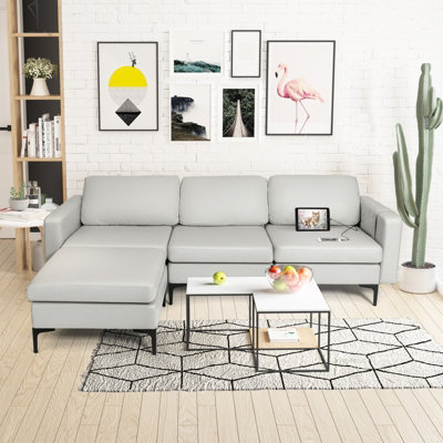 Three seat deals sectional sofa