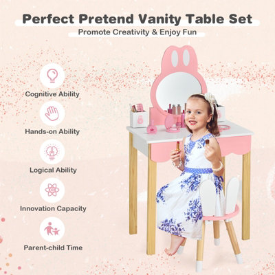 Kids cheap pretend vanity