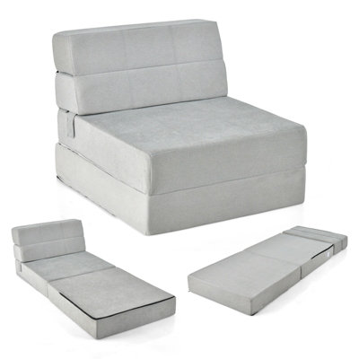 Sleeper chair deals folding foam bed