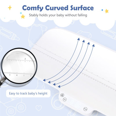 Costway Digital Electronic 30kg Baby Pet Scale Weighing Scale Hold 4 Units (lbs/g/kg/oz) - 5