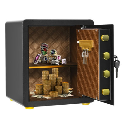 Costway Digital Security Safe Box Electronic Money Cash Jewelry Deposit Removable Shelf Price Comparisons | Compare The Build
