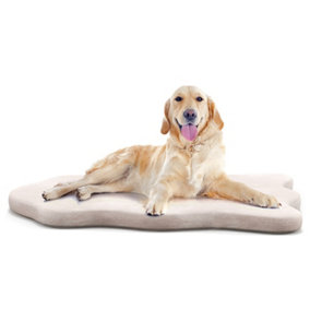 Costway Dog Bed Orthopedic Dog Bed w/ Memory Foam Support Waterproof Dog Crate Sleeping Mat