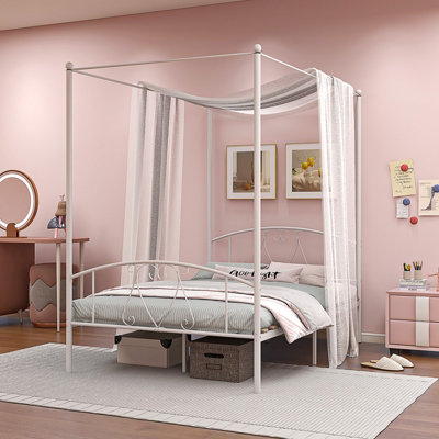 4 poster canopy on sale queen bed