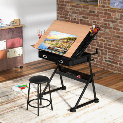 Diy adjustable deals drafting table