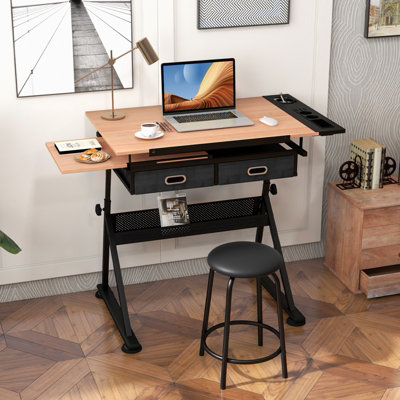 Stool height desk sales