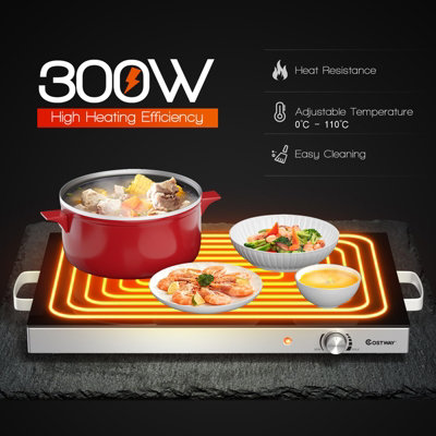 600mm Round keeps warm dining-table Warming food treasure Hot Plate dishes  heater machine multifunction heat insulation board