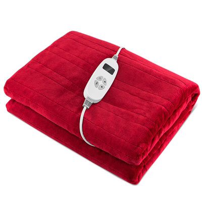 Electric heated throw rug sale