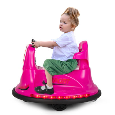 Costway Electric Kids Ride-On Bumper Car 360 Swivel W/ Remote Control