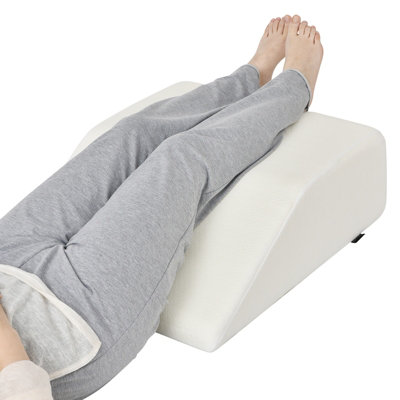 Costway Elevating Memory Foam Leg Rest Pillow Wedge Support Pillow W/ Washable Cover