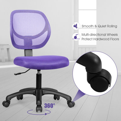 Costway Ergonomic Computer Desk Chair Low-Back Task Study Chairs