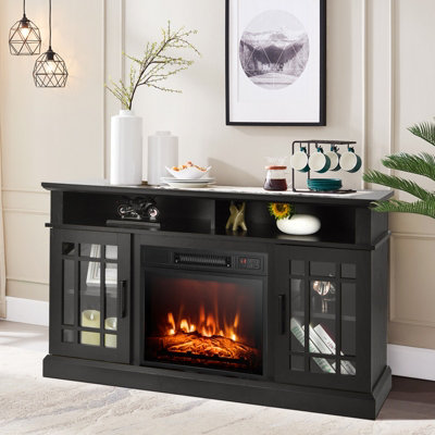 Electric fireplace tv stand for 55 shop inch tv