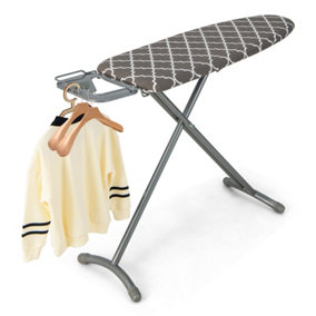 Costway Foldable Ironing Board 7-position Height Iron Table W/Extra Ironing Board Cover