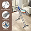 Costway Foldable Ironing Board 7-position Height Iron Table W/Extra Ironing Board Cover