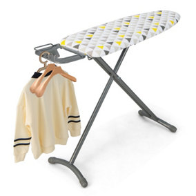 Costway Foldable Ironing Board Height Adjustable Iron Table w/ Extra Cover