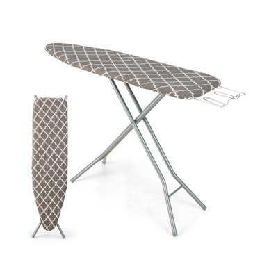 Costway Foldable Ironing Board W/ Extra Ironing Board Cover Height