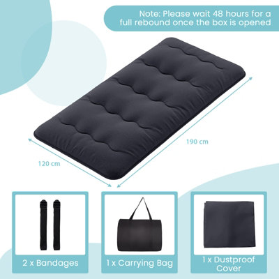 MattressNew Japanese Floor Mattress Futon Mattress Super Soft Folding Mat Roll Up Tatami Mat Guest Bed Camping Sofa