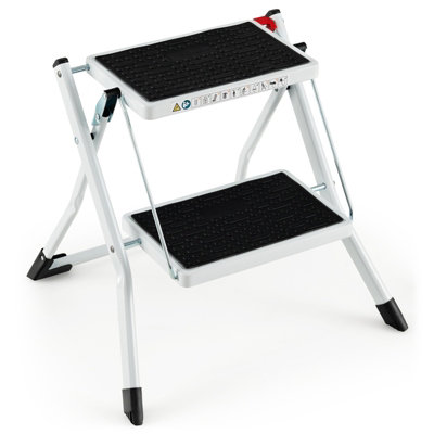 Folding step store stool b&q