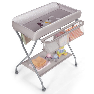 Costway baby infant bath changing clearance table