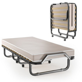 Costway Folding Bed Metal Frame Portable Bed Heavy Duty & Sturdy Rollaway Beds