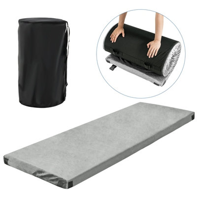 Costway Folding Camping Memory Foam Mattress 6.5cm Thick Waterproof Roll up Sleeping Pad