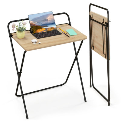 Compact folding office desk sales