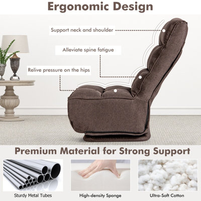 Ergonomic floor online chair