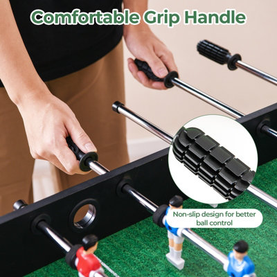 COSTWAY Foosball Table Game Set Foldable Football Table w/ Colorful Players - 5