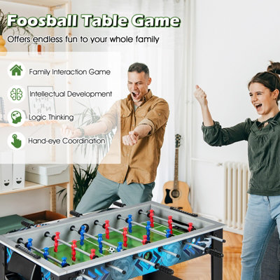 Football-Themed Plastic Table Cover, 54x108 in
