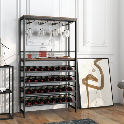 Wine rack deals bakers rack