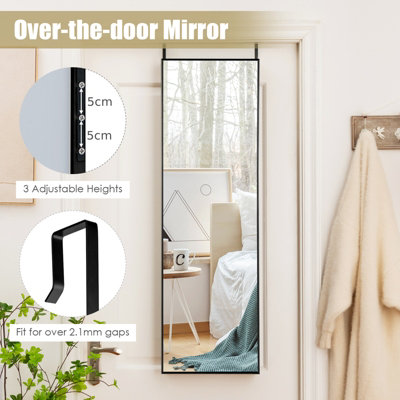Full length over the door mirror hotsell