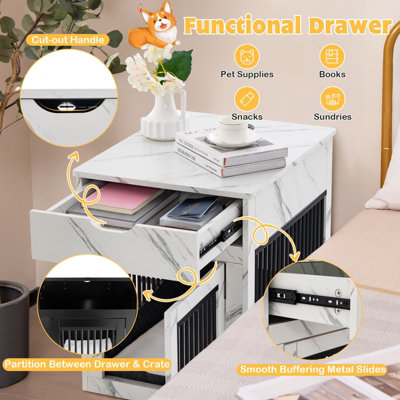 Bedroom Dog Bed Under Desk Dog Kennel Dog Bed Side Table Dog