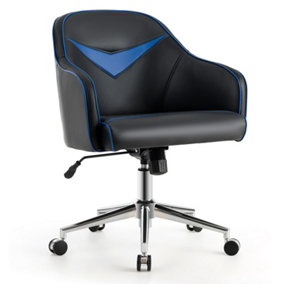 Costway Gaming Accent Chair Ergonomic Desk Chair Home Office Chair Adjustable Height