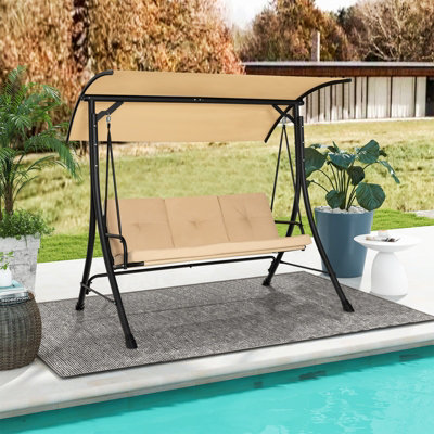 Swing With Canopy Porch Swing For Two Outside Swing With Canopy
