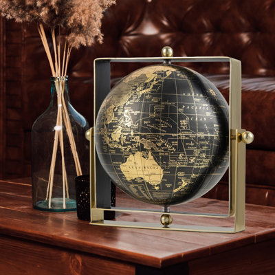Costway Geographic 10 Inch World Globe 720 Swivel Educational Rotating Desktop Globe - 5