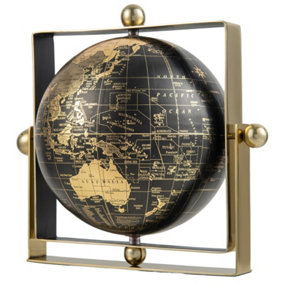 Costway Geographic 6 Inch World Globe 720 Swivel Educational Rotating Desktop Globe