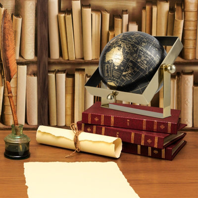 Costway Geographic 6 Inch World Globe 720 Swivel Educational Rotating Desktop Globe - 4