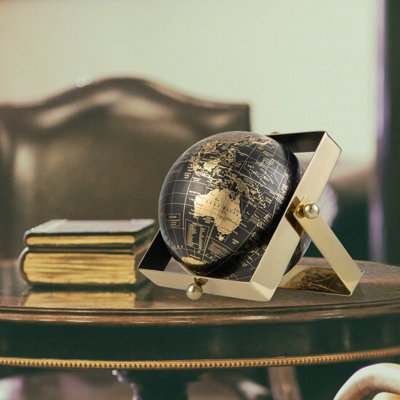 Costway Geographic 8 Inch World Globe 720 Swivel Educational Rotating Desktop Globe - 3