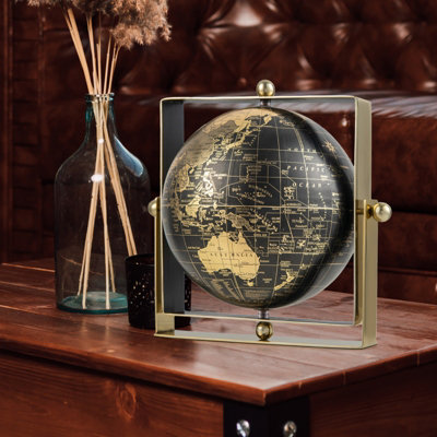 Costway Geographic 8 Inch World Globe 720 Swivel Educational Rotating Desktop Globe - 5