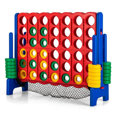 Costway Giant 4 to Score Game Set Jumbo Connect 4 Game Set w