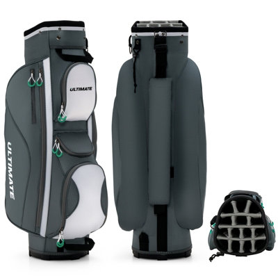 Costway Golf Stand Bag Lightweight Portable Golf Cart Bag W 14