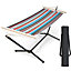 Costway Hammock with Stand Heavy Duty Stand with Portable Hammock Carrying Case 150 kg