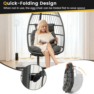 Hanging Chair How To Hang A Swing Without Drilling How To Hang A
