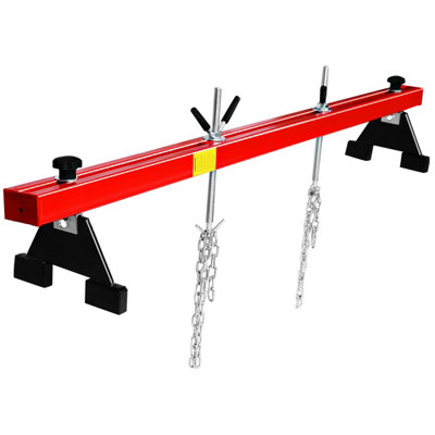 Costway Heavy Duty Engine Support Beam 500kg Gearbox Bar Double Support Traverse Lifter