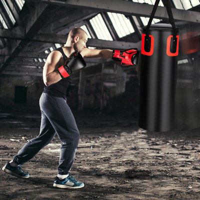HANGRY&ANGRY バッグ Costway Heavy Hanging Punching Bag Set 25.5 kg Boxing Bag W